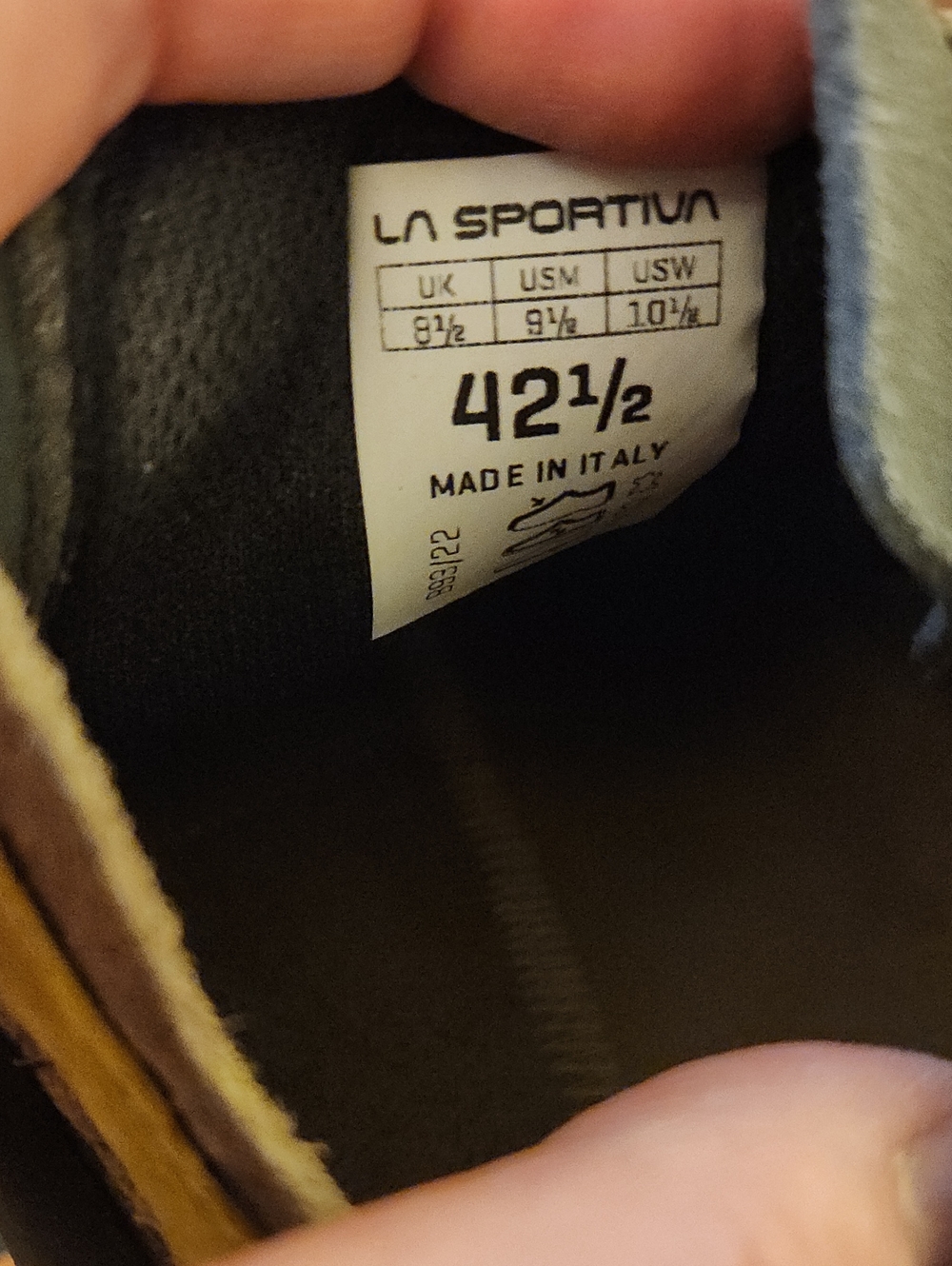 La Sportiva Italian Men's Brown and Black Leather Rock Climbing Shoes  Sz 42 1/2 - Picture 2 of 12